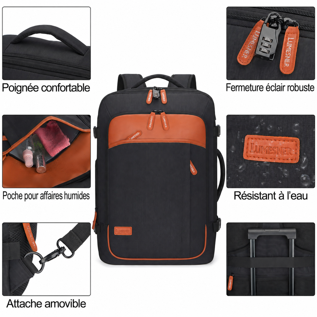 Sac-à-dos de voyage grande capacité pour hommes et femmes